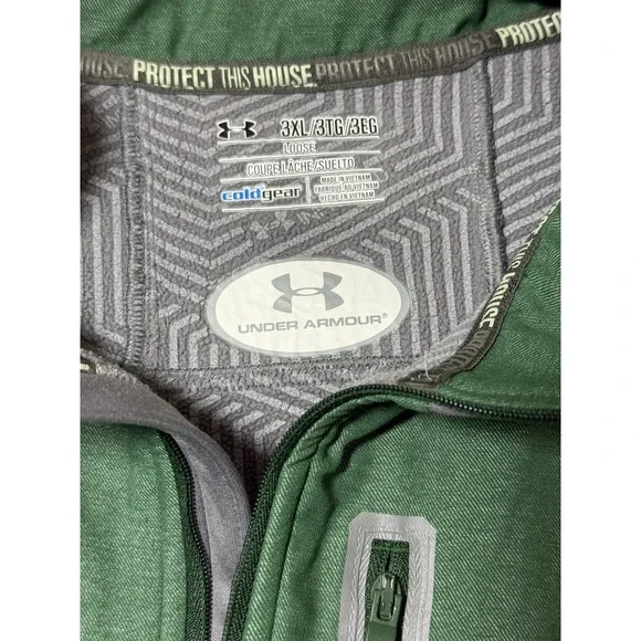 Under Armour JACKET Mens 3XL Infared Cold Gear Pullover USF South Florida Bulls